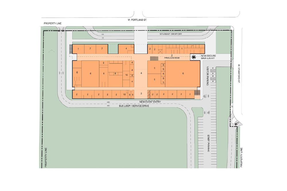 The largest proposal calls on a $41.5 million new-build replacement for Jarrett Middle School.
